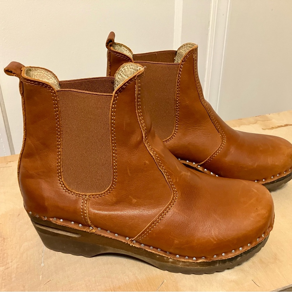 Troentorp Leather Ankle Boots-39